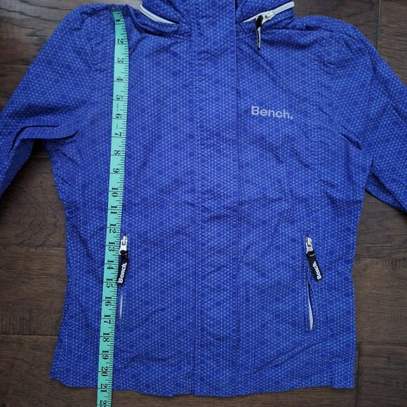 Bench Blue Lightweight Cotton Jacket with Concealed Hood - Picture 15 of 15